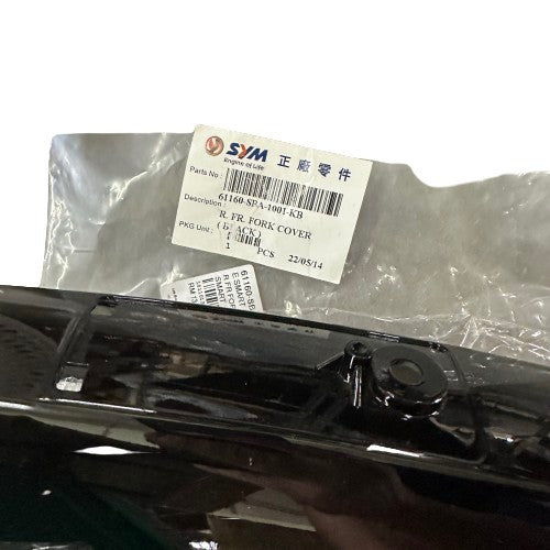 R FR FORK COV,BLACK (E SMART)