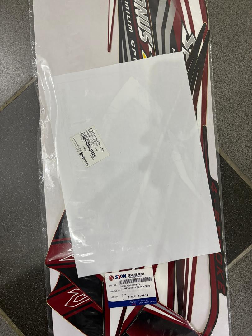 STRIPE SET(RED-BLK) SPORT BONUS