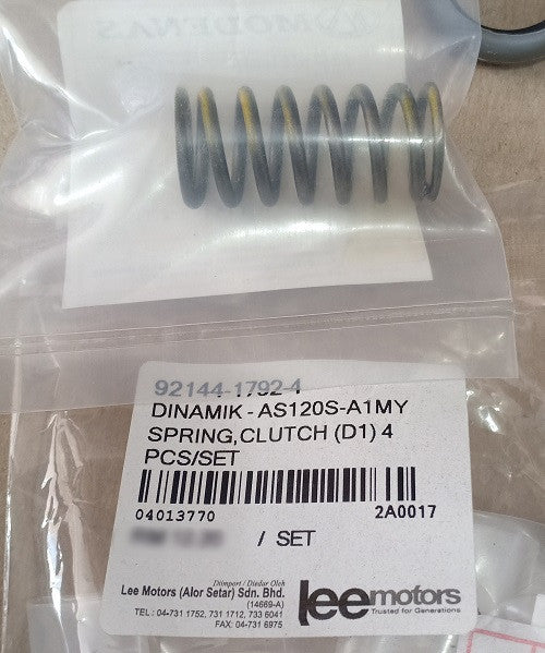 92144-1792-4-SPRING,CLUTCH (D1) 4 PCS/SET