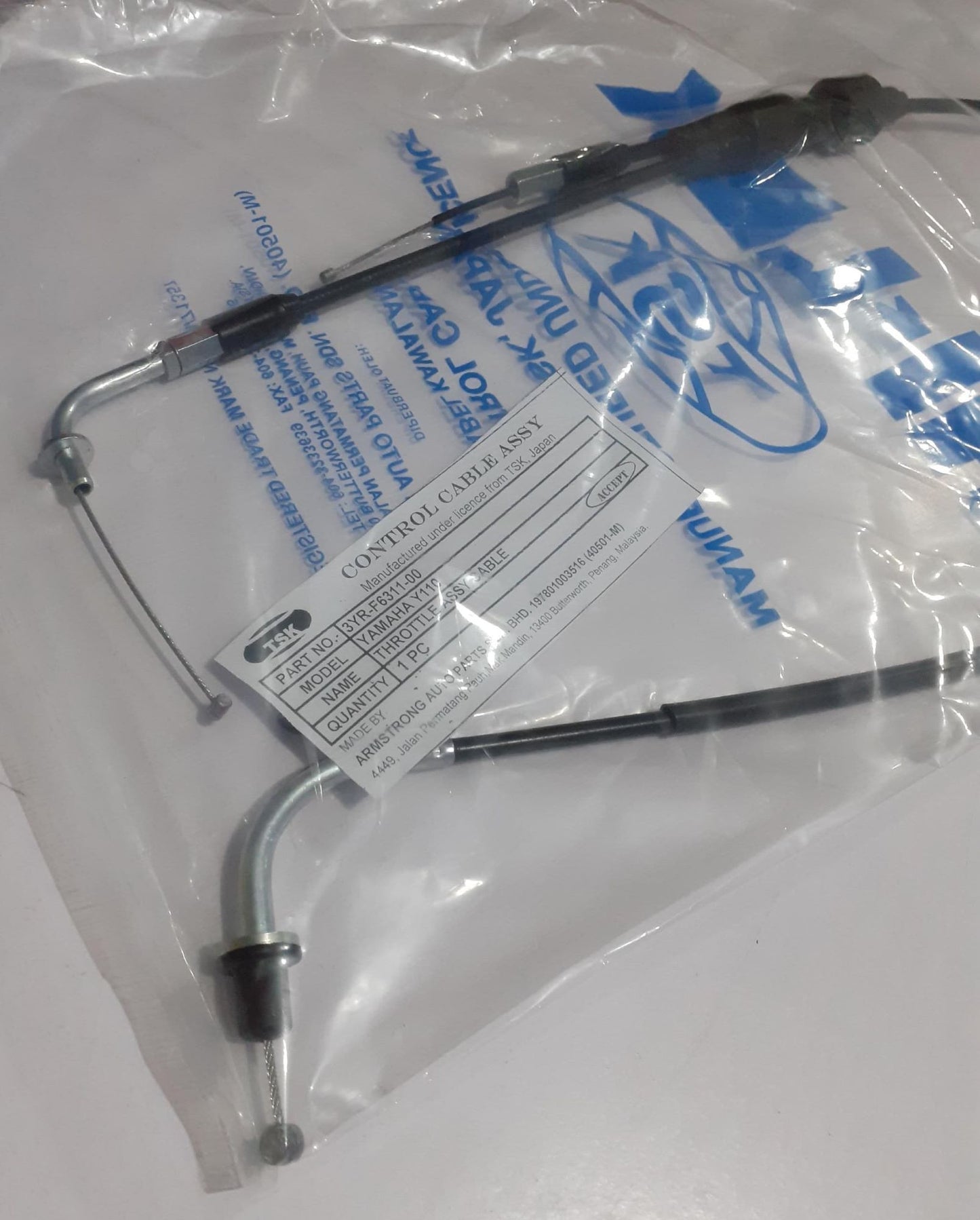 3YR-F6311-01-TSK-Y110SS-THROTTLE CABLE