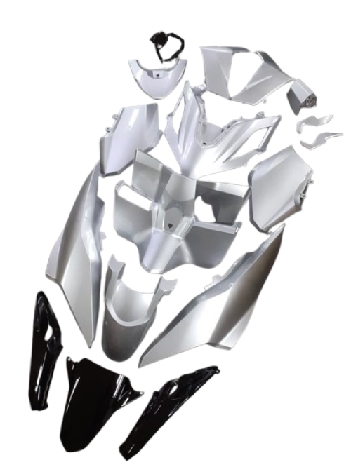 COVER KIT SET *NH-411M* FORCE SILVER METALLIC - VARIO160