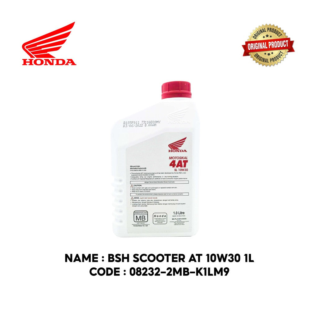 ENGINE OIL-4AT-10W30 SL MB 1.0L