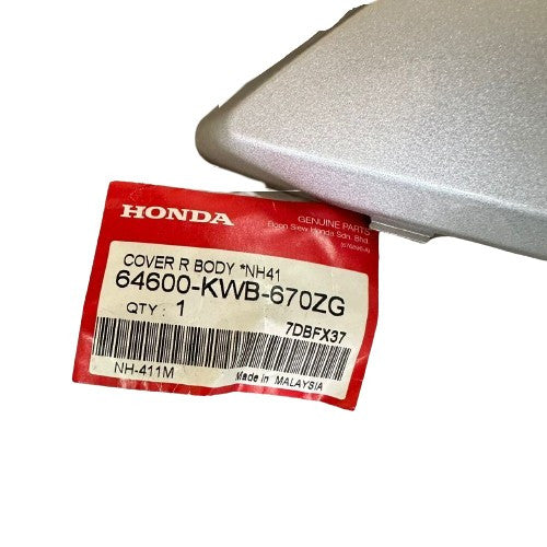 COVER R BODY *NH-411M* FORCE SILVER METALLIC - WAVE DASH V1-1