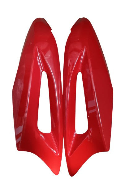 COVER,R MAIN PIPE SIDE *R-331*VIVACITY RED - WAVE DASH V1