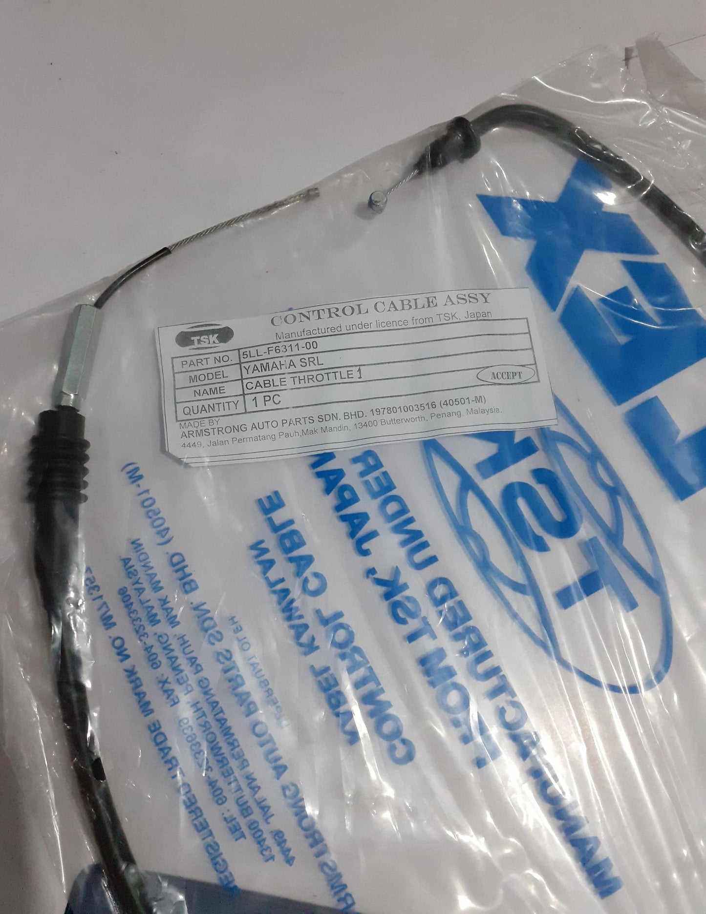 SRL-THROTTLE CABLE