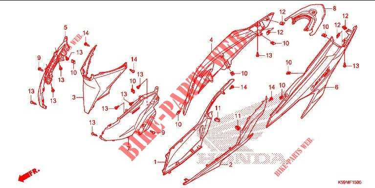 COVER,L BODY *NH-411M* VARIO V1-2