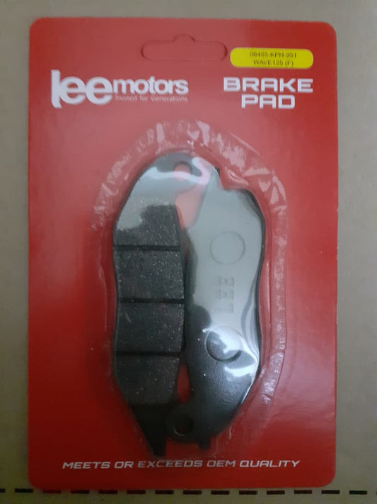 06455-KPH-951-LEE PAD SET,FRONT-WAVE125