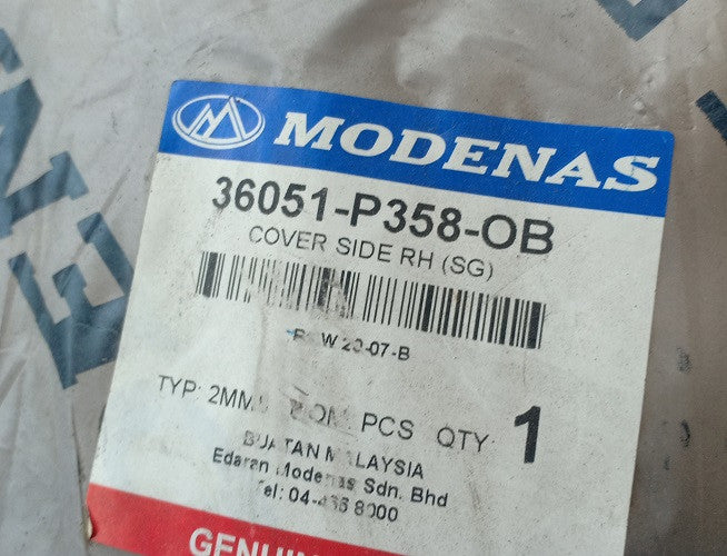 36051-P358-OB-COVER-SIDE,RH,BLUE-SG