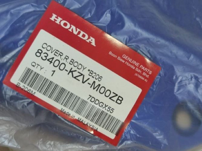 COVER,R BODY *B-206M* VITAL BLUE METALLIC - (EX5 DREAM 110)