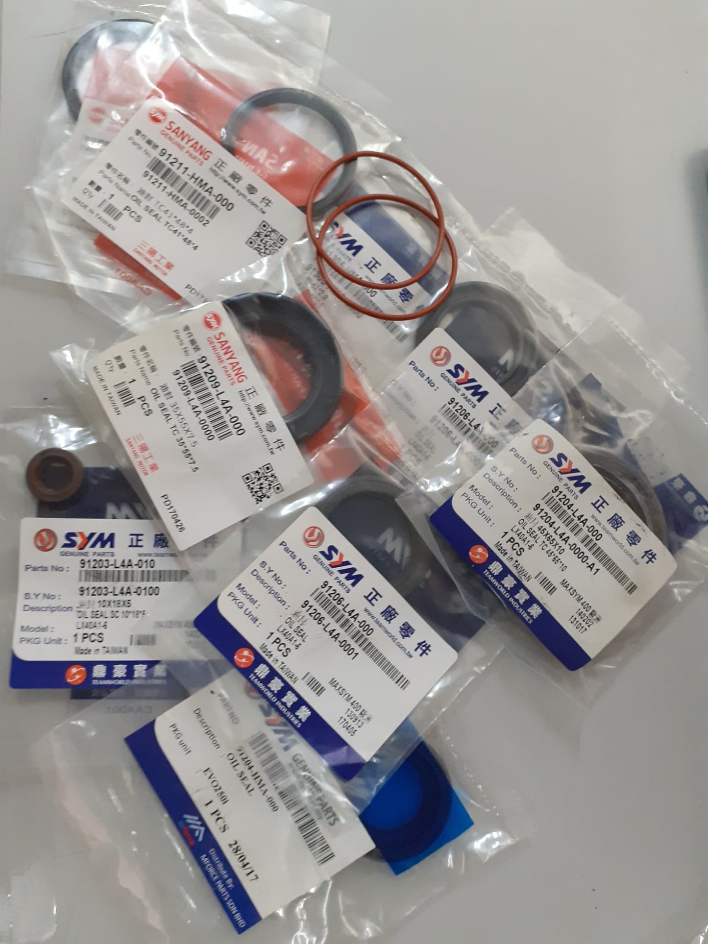 OIL SEAL SET-GENUINE PARTS