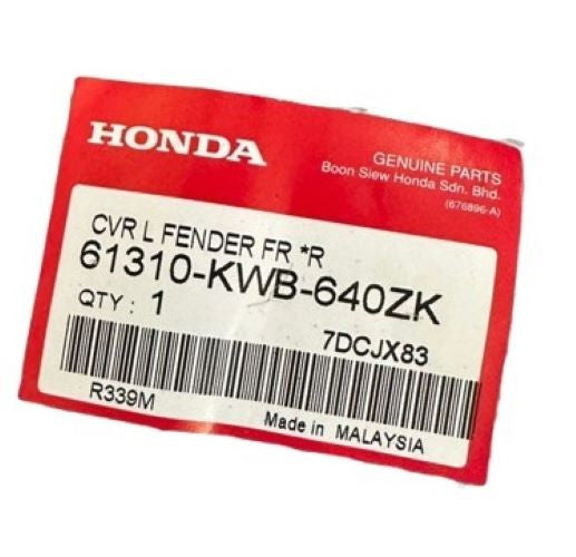COVER,L FR FENDER *R-339M* WAVE DASH V1