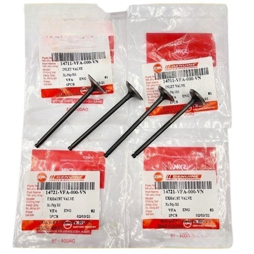 INLET & EXHAUST VALVE-VF3 185i PRO