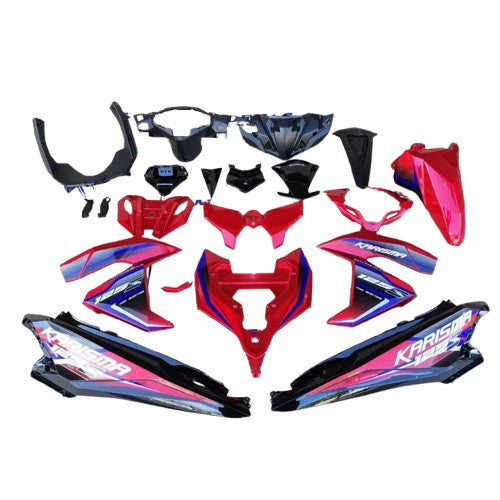 SET BODY COVER (RED)-KARISMA NEW 125S