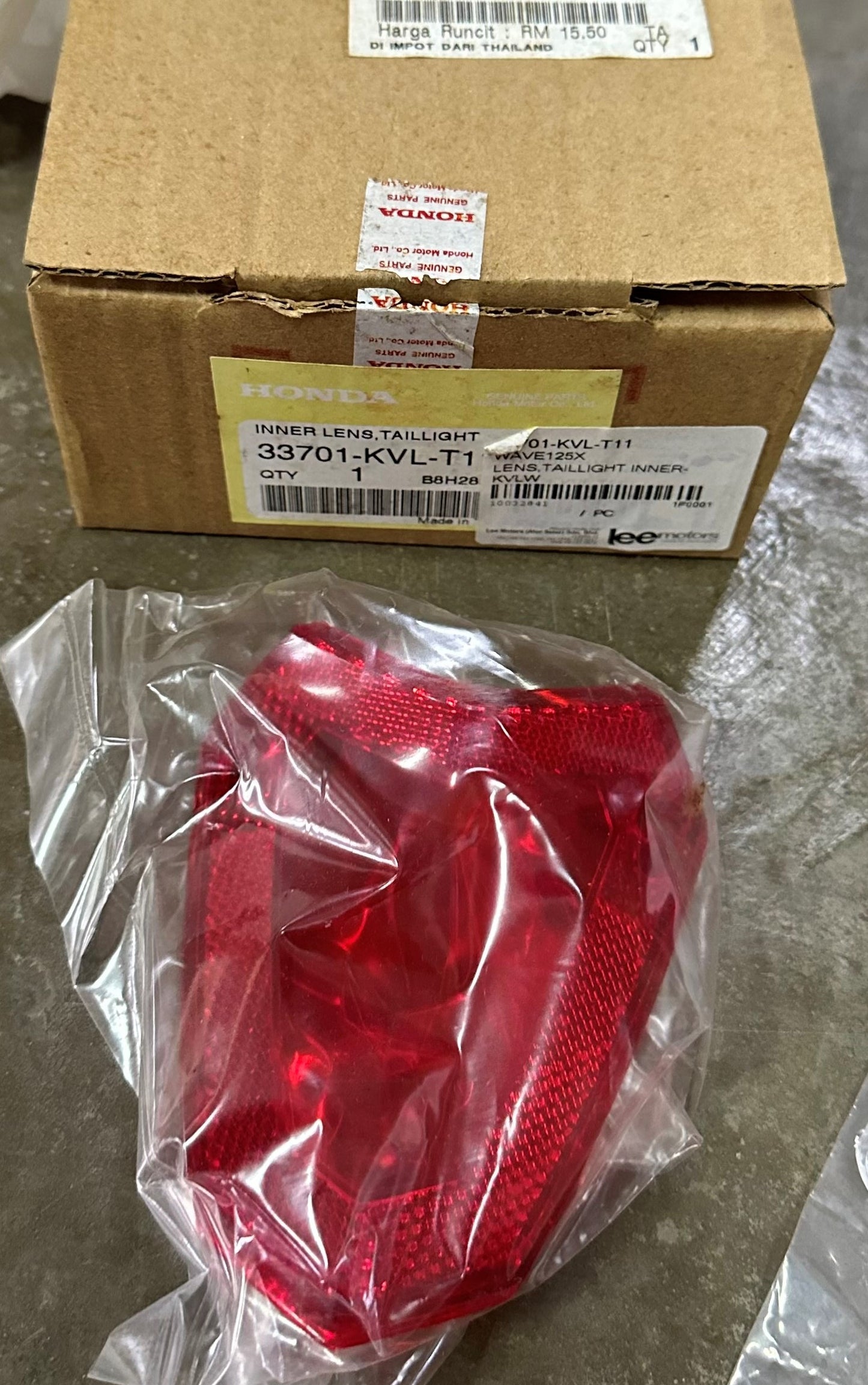 LENS,TAILLIGHT INNER (WAVE 125X)