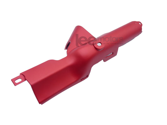 LEFT DECORATION CAP,FRONT FORK-RED (CLASSIC)