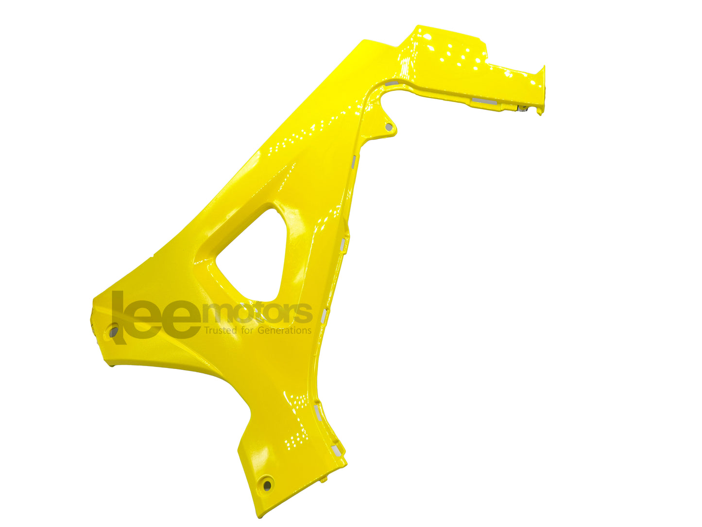 COVER,L MAIN PIPE SIDE*Y-106M* CLIPPER YELLOW (WAVE ALPHA V3)