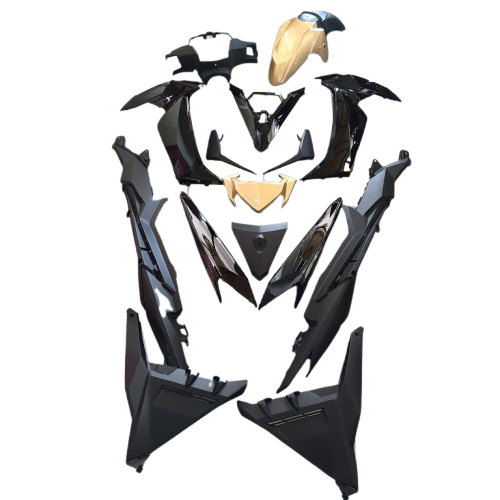 VF3 COVER SET - MATTE BLACK/GOLD - VF3i V3