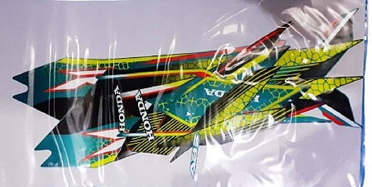 86000-K2P-M80ZB-STRIPE SET *BG134* DEEP EMERALD GREEN METALLIC