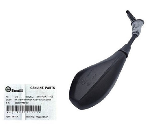 40480T750102-RR VIEW MIRROR ASSY,Emark:000304-110R