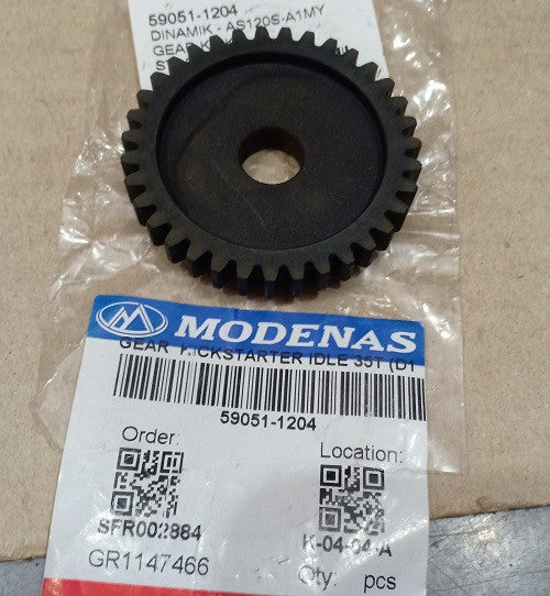 59051-1204-GEAR,KICKSTARTER IDLE 35T (D1)