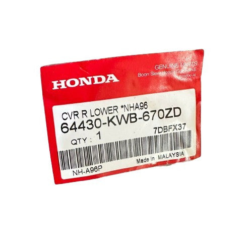 COVER R LOWER *NH-A96P* PEARL METALLOID WHITE - WAVE DASH V1