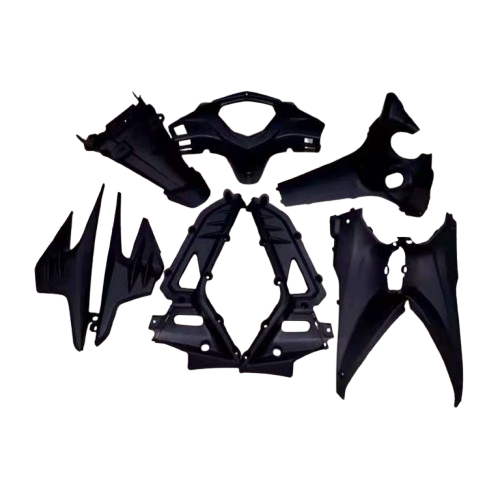 SET BODY COVER PP BLACK (9 PCS) (MR2)