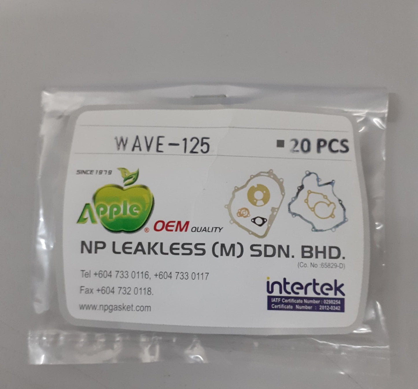 INSULATOR GASKET-METAL (WAVE125)