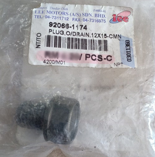 92066-1174-PLUG,O/DRAIN,12X15-CMN