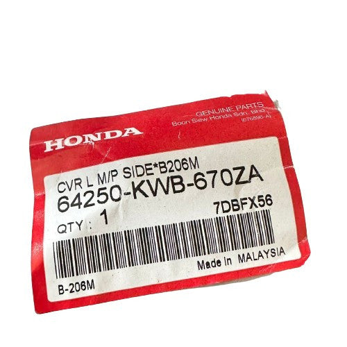 COVER,L MAIN PIPE SIDE *B-206M* VITAL BLUE METALLIC - WAVE DASH V1