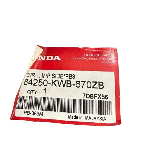 COVER,L MAIN PIPE SIDE *PB-383M* WAVE DASH V1