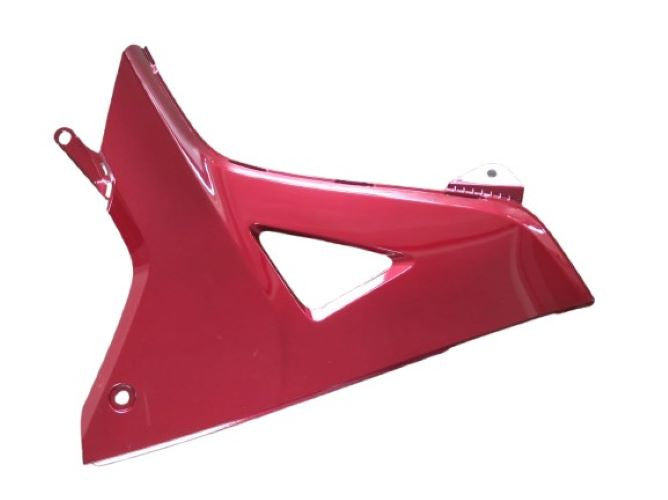 COVER,R MAIN PIPE SIDE *R-339M* EUPHORIA RED METALLIC (WAVE 110DX) - DISK BRAKE