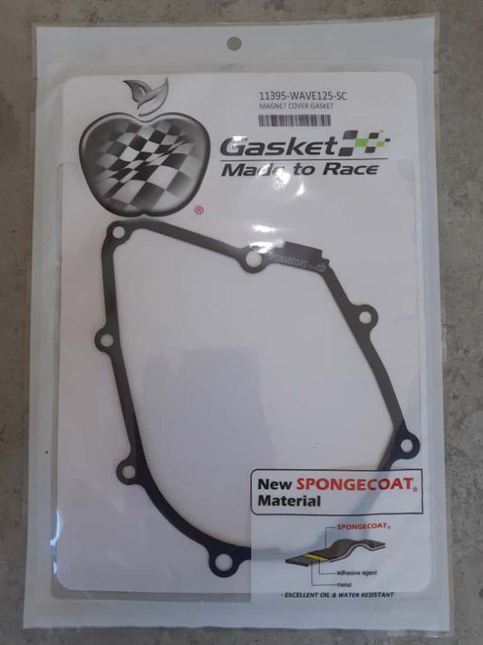 WAVE125 MAGNET COVER GASKET-POLY BAG(SPONGE COAT)