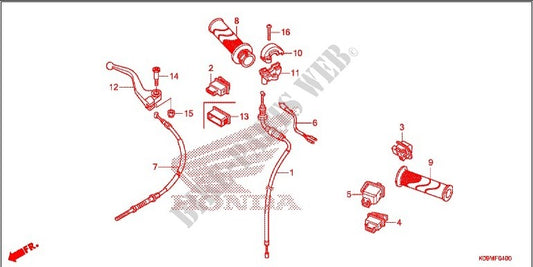 CAP,HANDLE COVER *NH-1* WAVE110S,DX