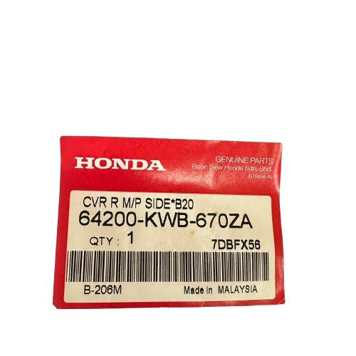 COVER,R MAINPIPE SIDE *B-206M* VITAL BLUE METALLIC - WAVE DASH V1