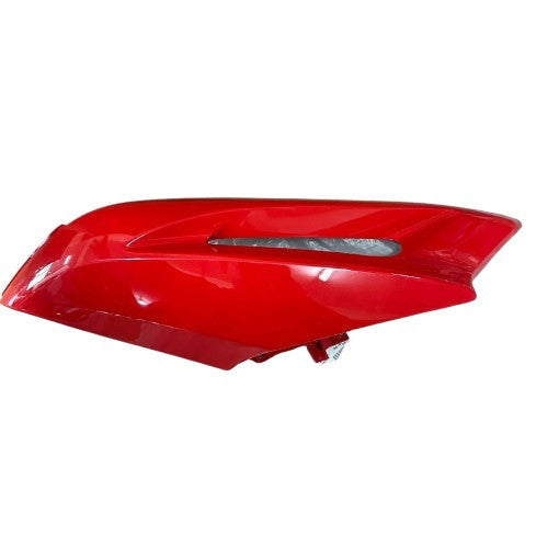 COVER,L MAIN PIPE SIDE *R-331* VIVACITY RED - WAVE DASH V1