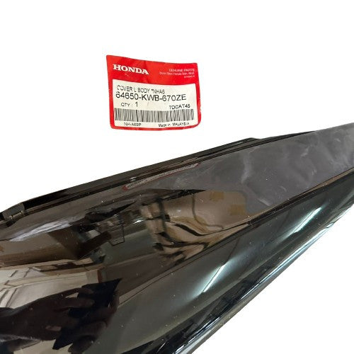 COVER L BODY *NH-A69P* PEARL MAGELLANIC BLACK - WAVE DASH V1