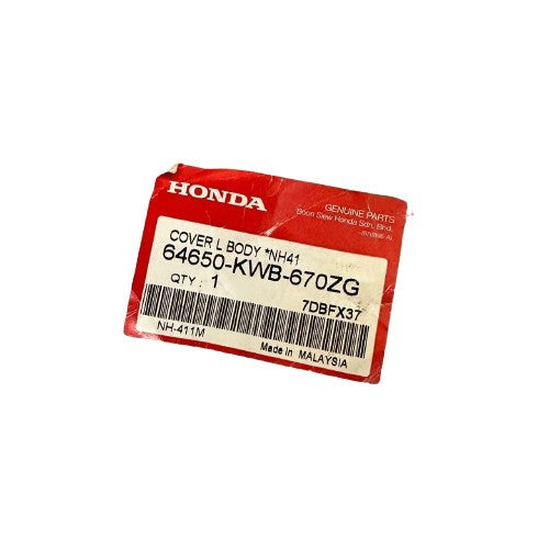 COVER L BODY *NH-411M* FORCE SILVER METALLIC - WAVE DASH V1