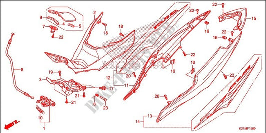 LID COMP,FUEL *NH-A95M* AIR BLADE