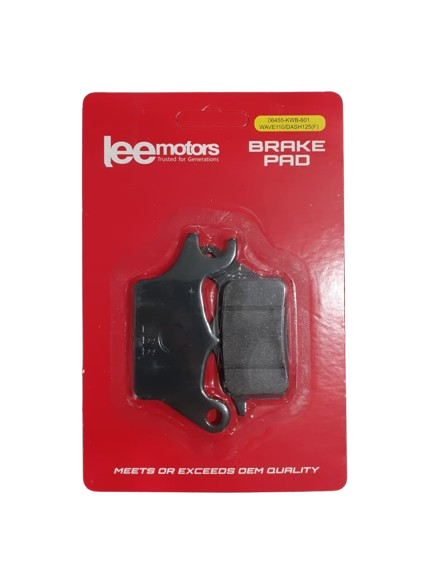 06455-KWB-601-LEE PAD SET,FRONT - WAVE110/DASH125 (F)