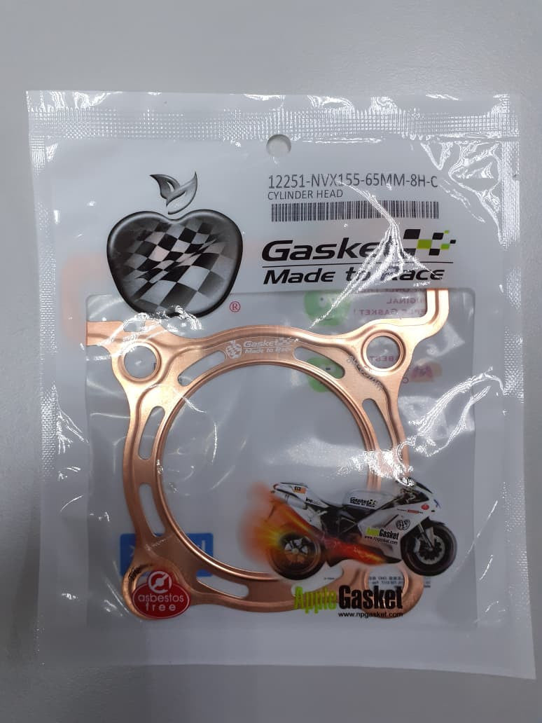 12251-NVX155/Y16-8H-C NVX155 HEAD GASKET-65MM RACING-COPPER-8 HOLES