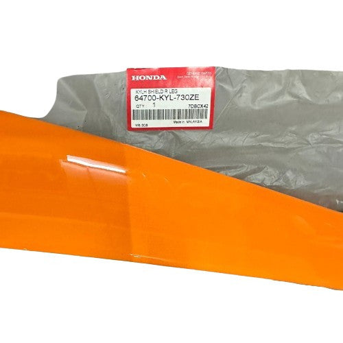 SHIELD,R.LEG-ORANGE-KYLN