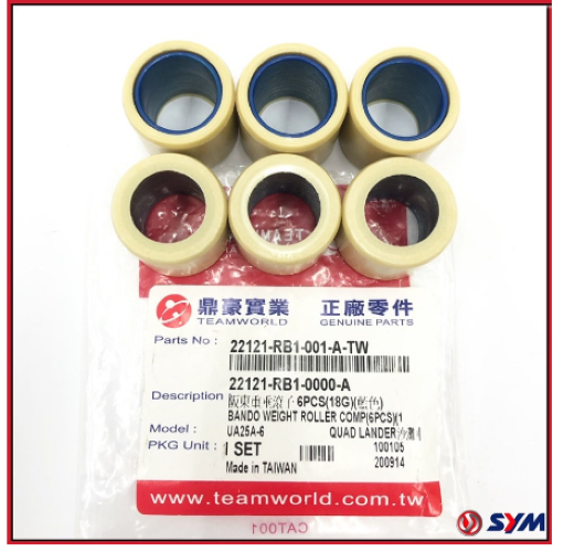 WEIGHT ROLLER COMP (6 PCS) (18G) EVO