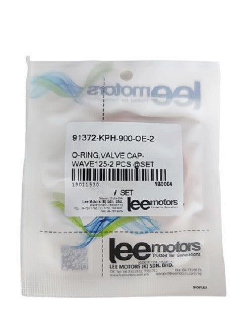 O-RING,VALVE CAP-WAVE125-2 PCS @SET