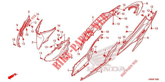 COVER,L BODY *NH-A69P* VARIO V1-2