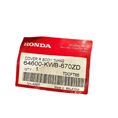 COVER R BODY *NH-A96P*PEARL METALLOID WHITE - WAVE DASH V1