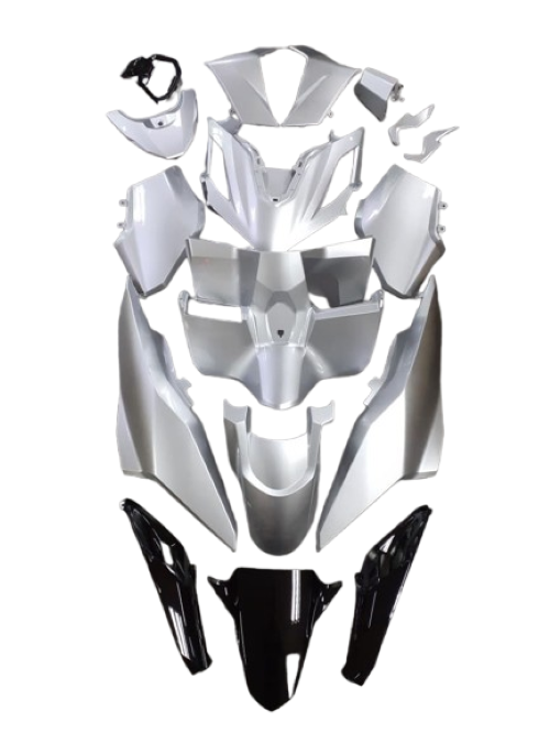 COVER KIT SET *NH-411M* FORCE SILVER METALLIC - VARIO160