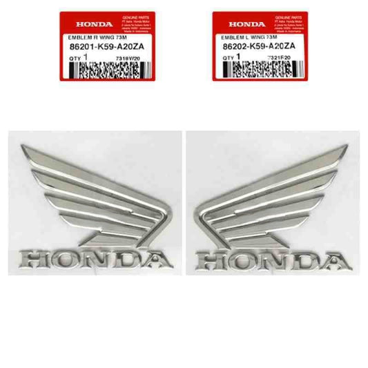 EMBLEM,L WING(73MM) DREAM 110 FI