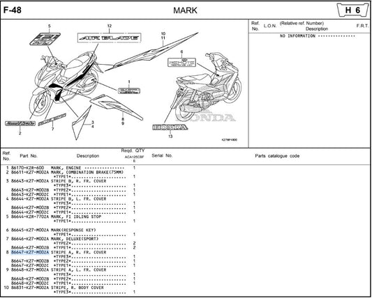 MARK,DELUXE (SPORT) *NH-A96P* AIR BLADE
