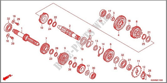 WASHER,LOCK,20MM-WAVE110