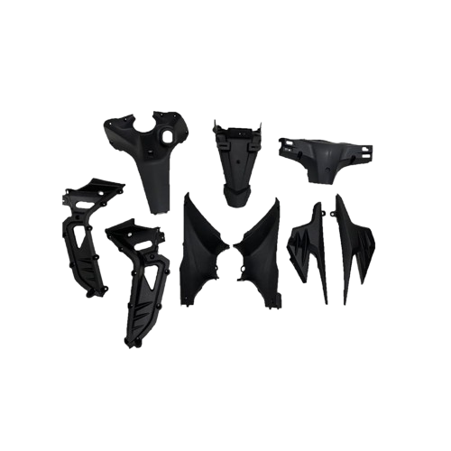 SET BODY COVER PP BLACK (9 PCS) (MR2)